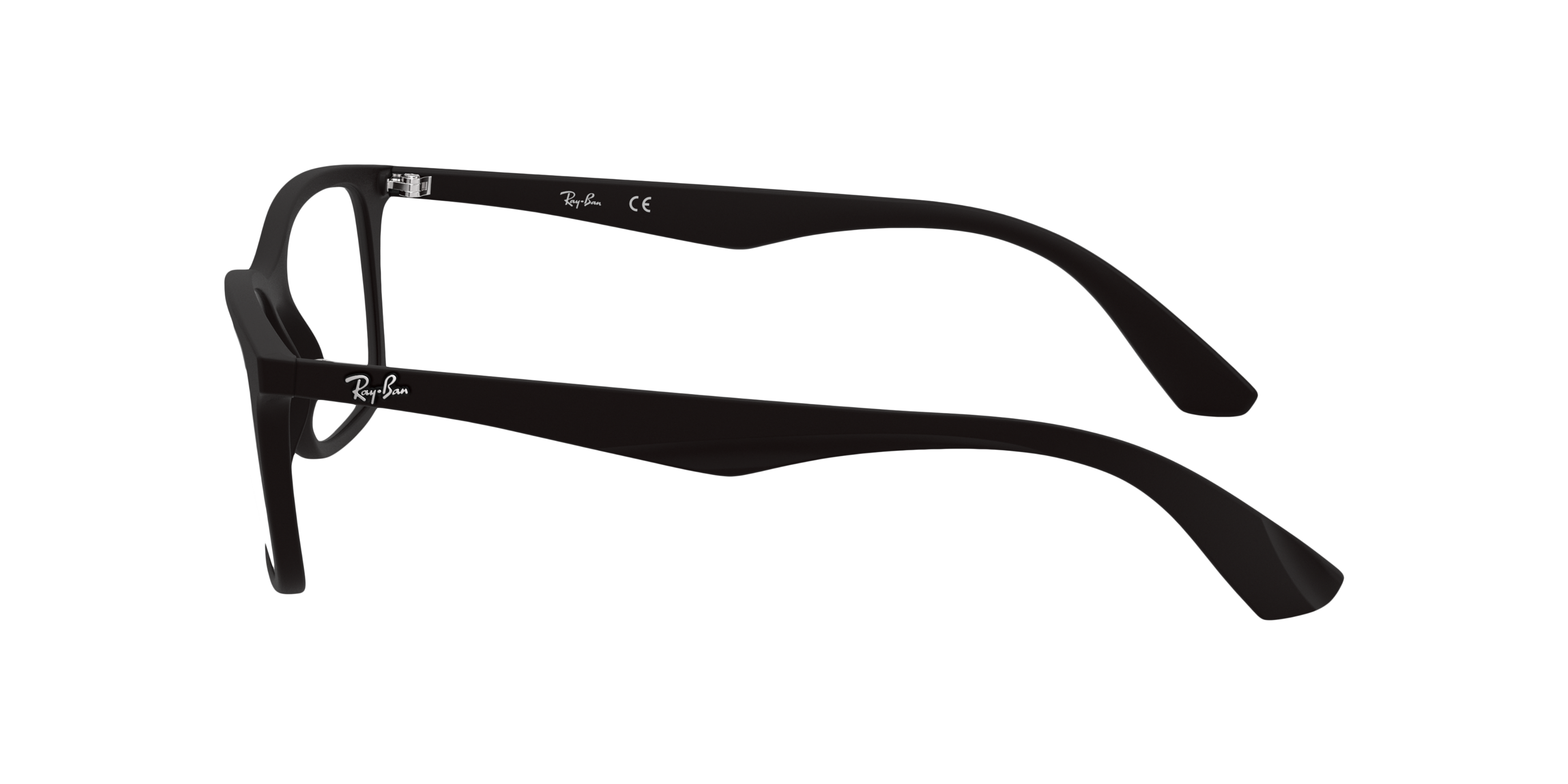 RB7047 Zwart KunststofEyeglass Frames van B24, Zijaanzicht