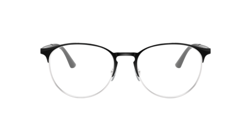 Ray-Ban - RB6375, Schwarz auf Silber/Black/Black On Gold, Größe: Large