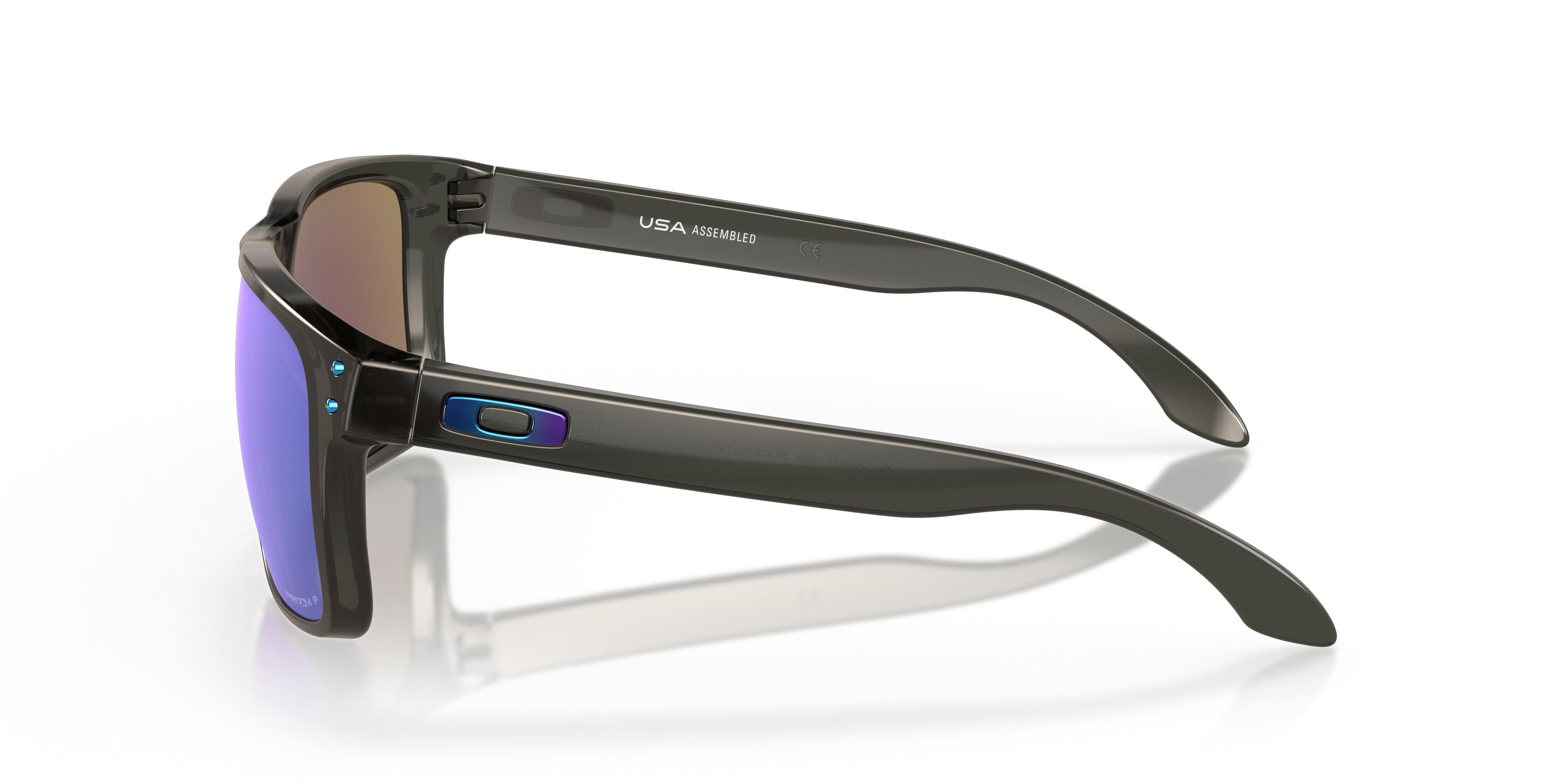 Holbrook™ XL Grau Rauch KunststoffSunglass Frames von B24, Seitenansicht