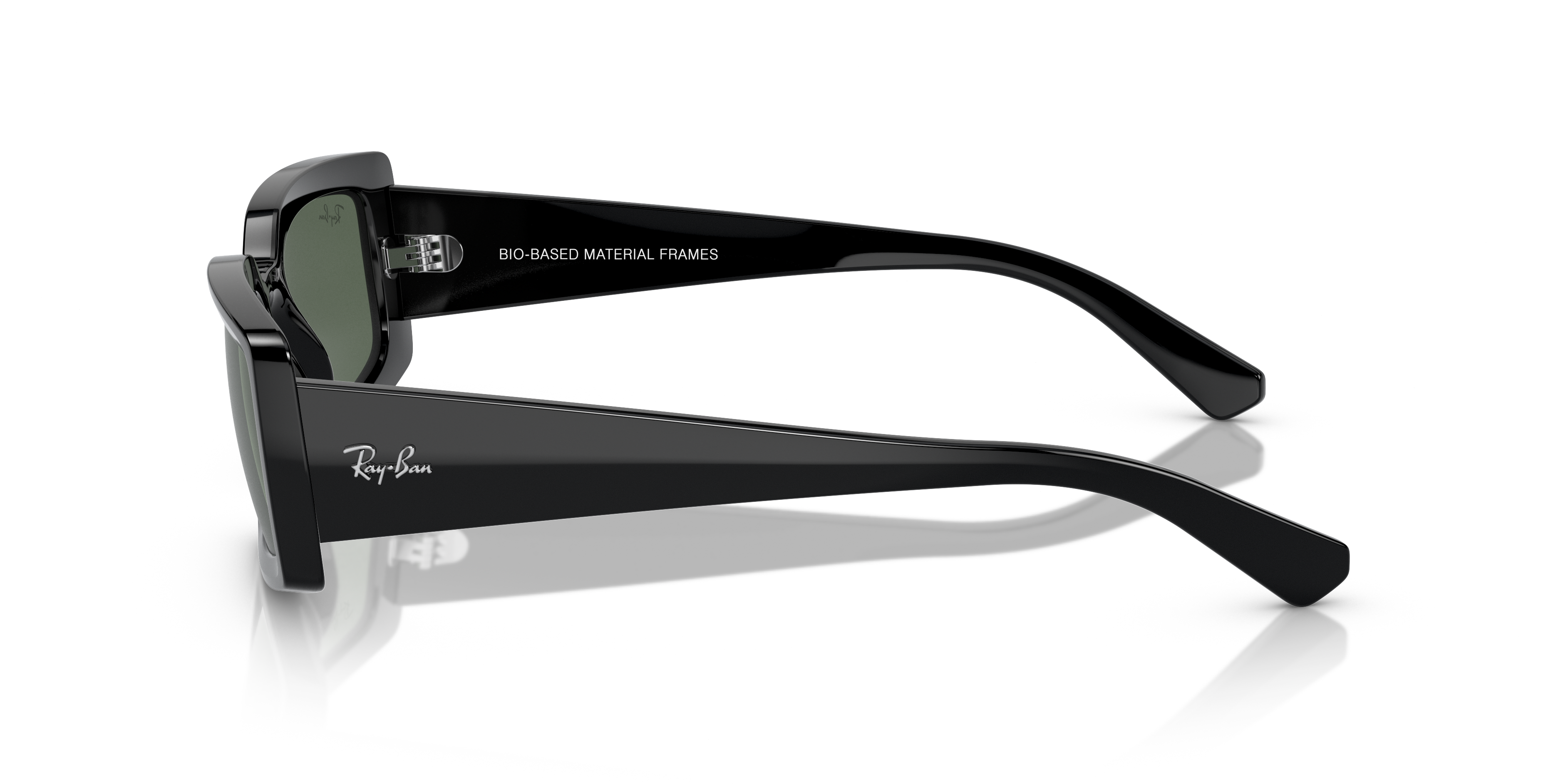 RB4395 Zwart KunststofSunglass Frames van B24, Zijaanzicht