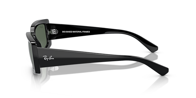 RB4395 Zwart KunststofSunglass Frames van B24, Zijaanzicht