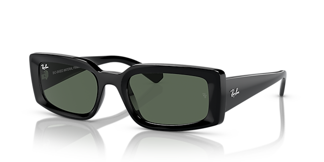 RB4395 Zwart KunststofSunglass Frames van B24, Hoekweergave