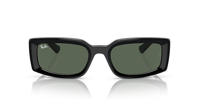 RB4395 Zwart KunststofSunglass Frames van B24, Vooraanzicht