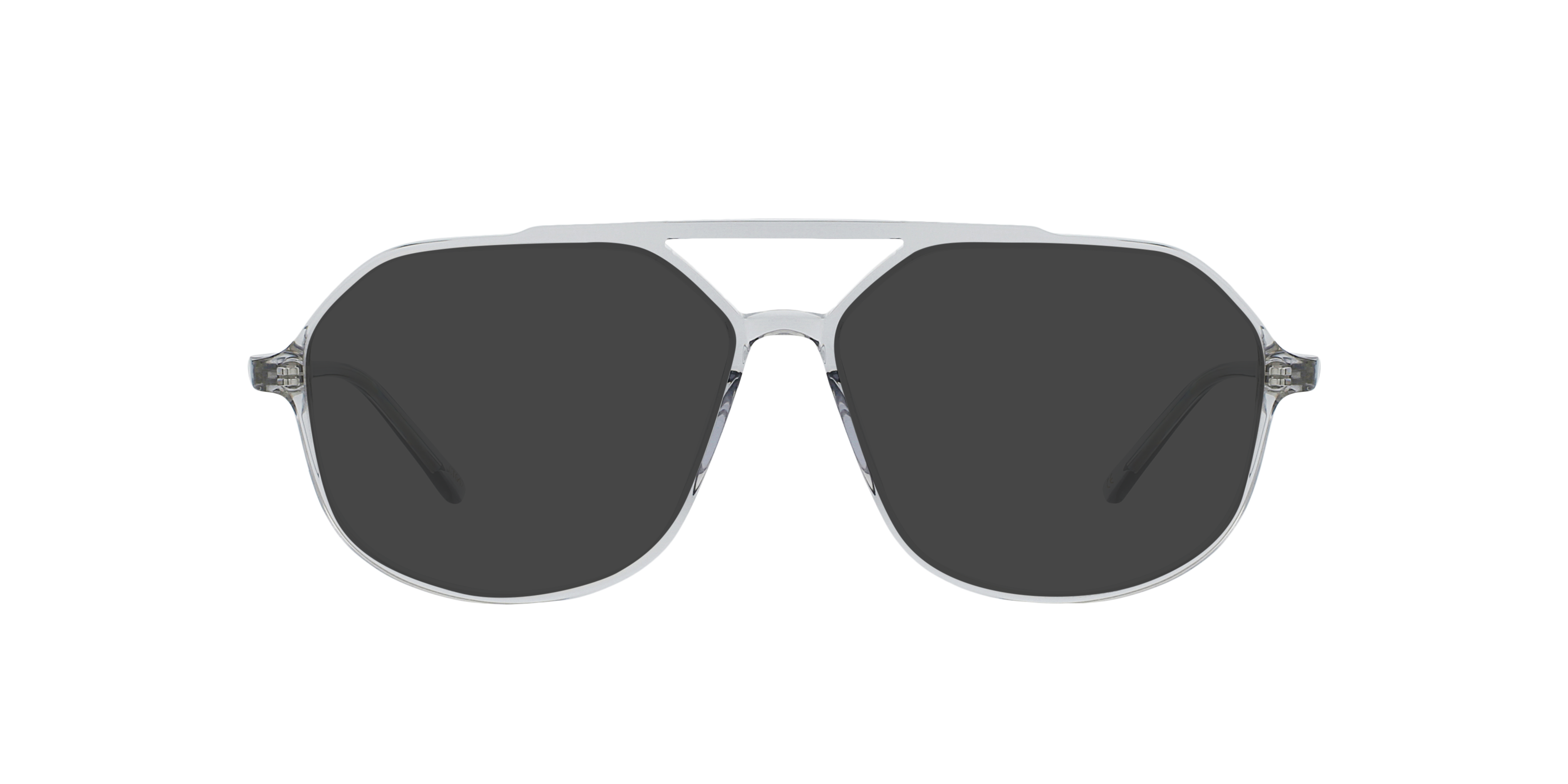 Viper AC Crystal Grau AcetatEyeglass Frames von B24, mit getönten Gläsern