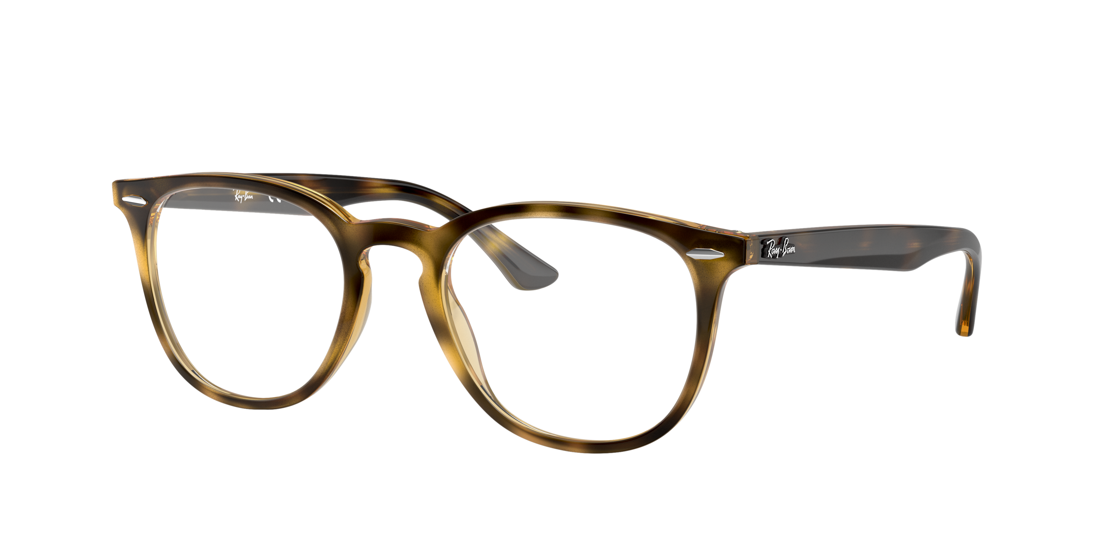 RB7159 Havana KunststoffEyeglass Frames von B24, Dreiviertelansicht