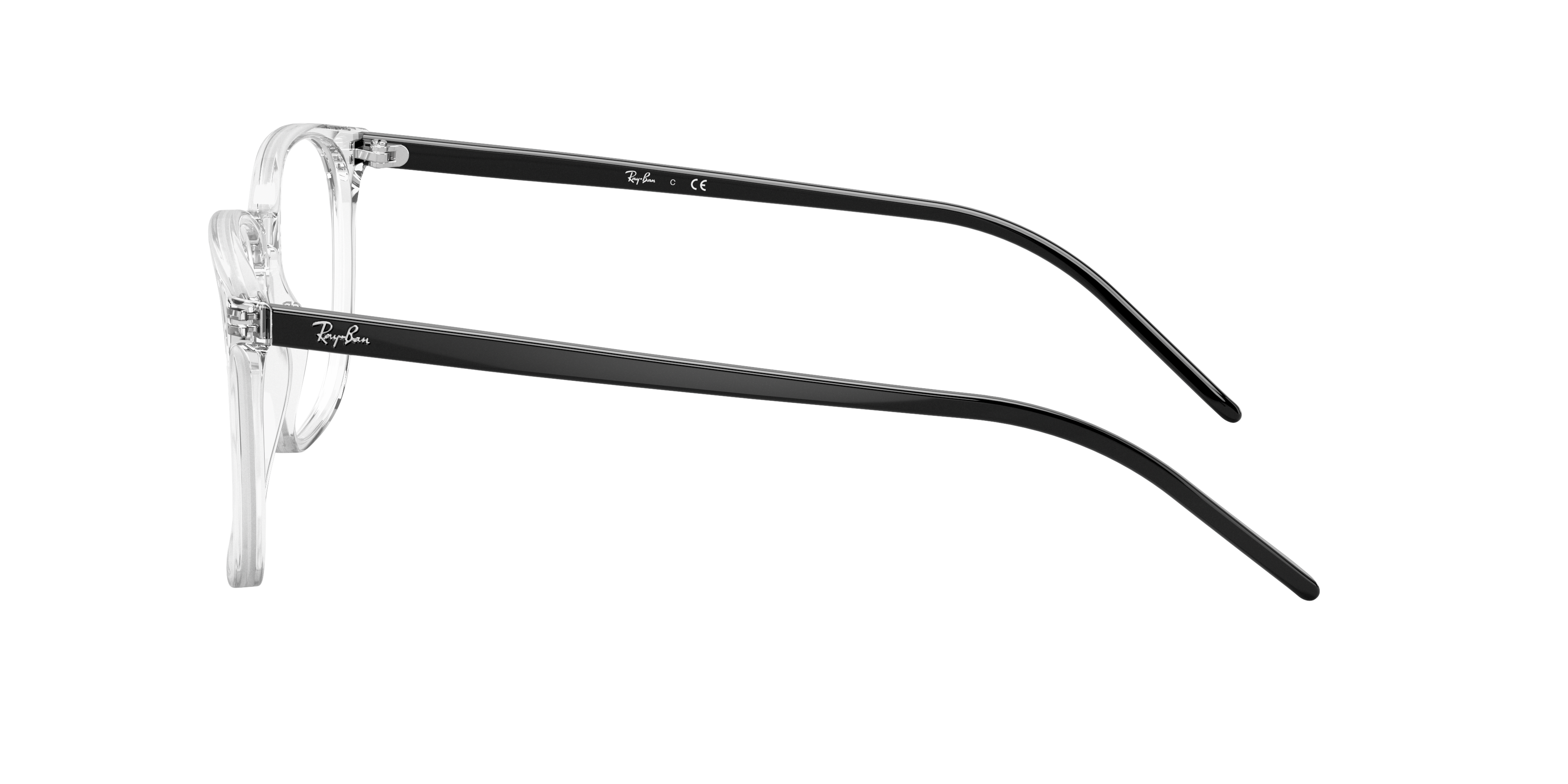 RB5387 Transparent AcetatEyeglass Frames von B24, Seitenansicht