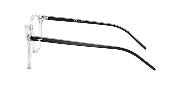 RB5387 Transparant AcetaatEyeglass Frames van B24, Zijaanzicht