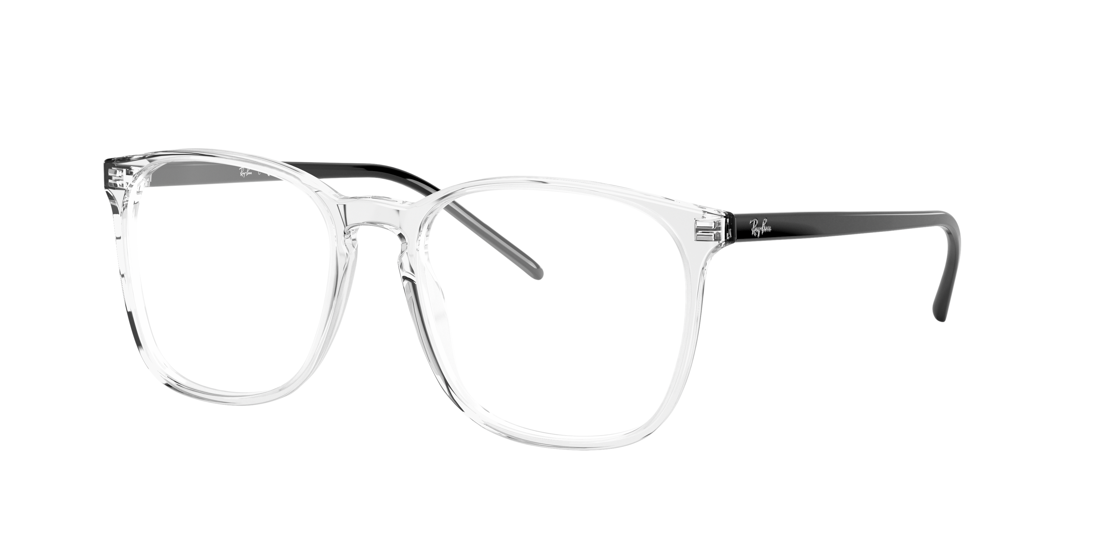 RB5387 Transparent AcetatEyeglass Frames von B24, Dreiviertelansicht