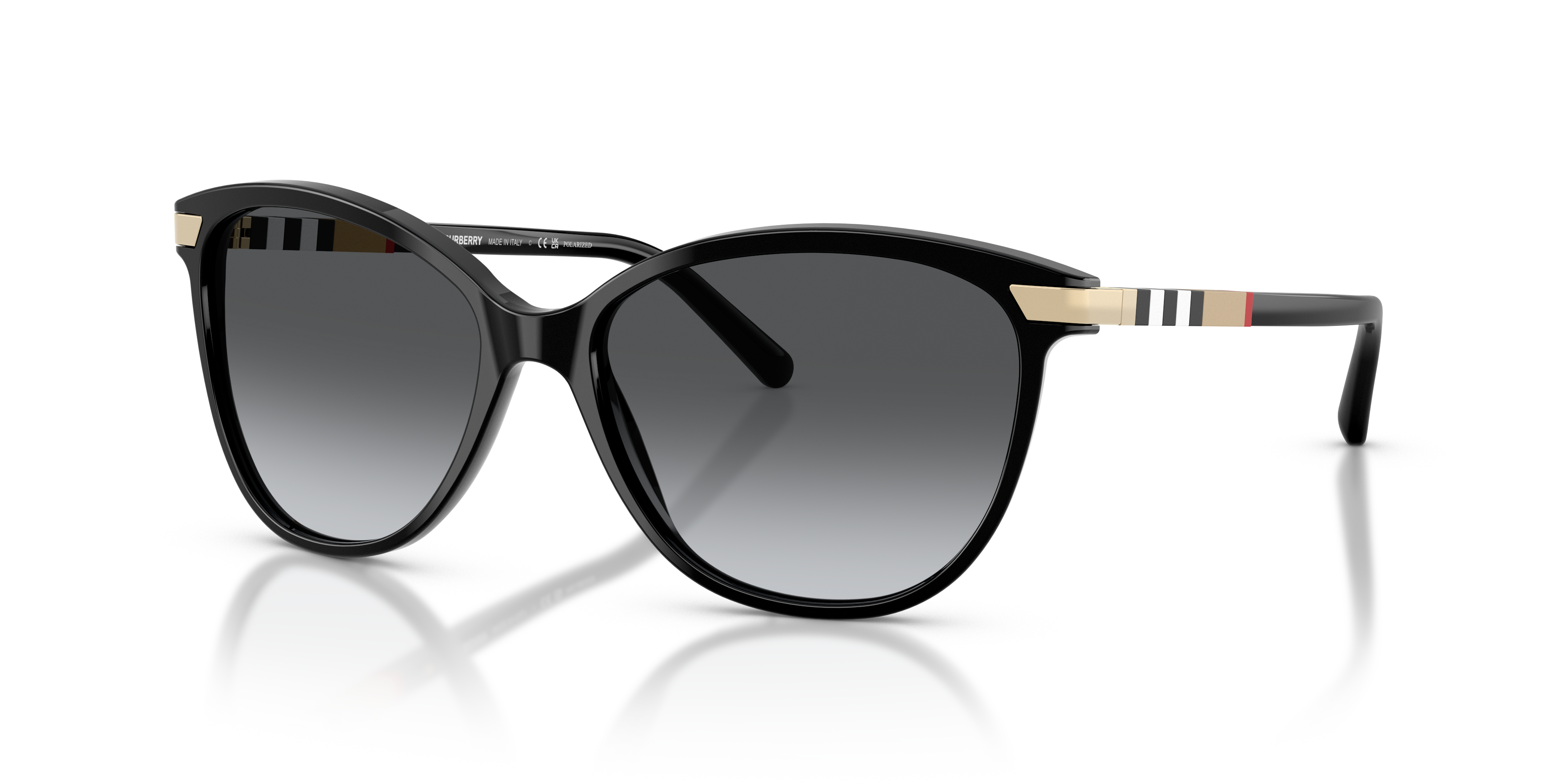 BE4216 Schwarz AcetatSunglass Frames von B24, Dreiviertelansicht