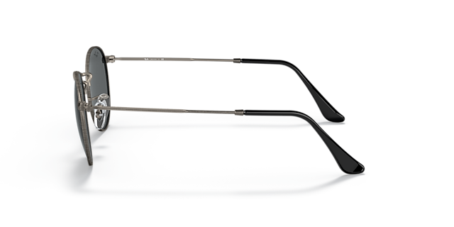 RB3447 Staalgrijs MetaalSunglass Frames van B24, Zijaanzicht