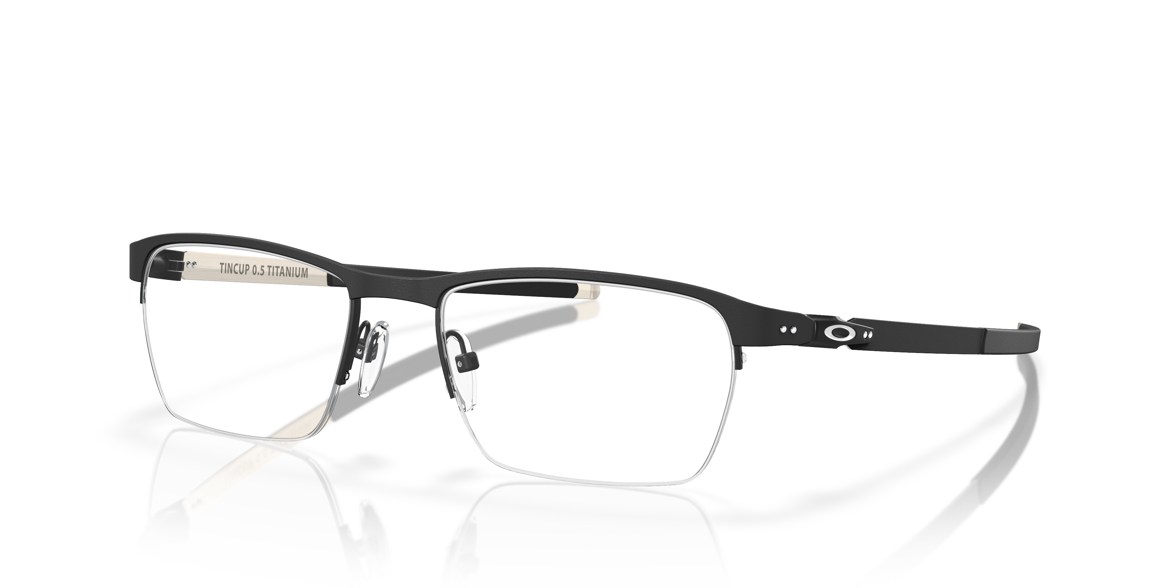 TinCup™ 0.5 Ti Kohlepulver TitanEyeglass Frames von B24, Dreiviertelansicht