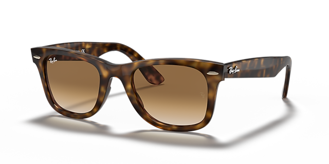 RB4340 Licht Havana KunststofSunglass Frames van B24, Hoekweergave