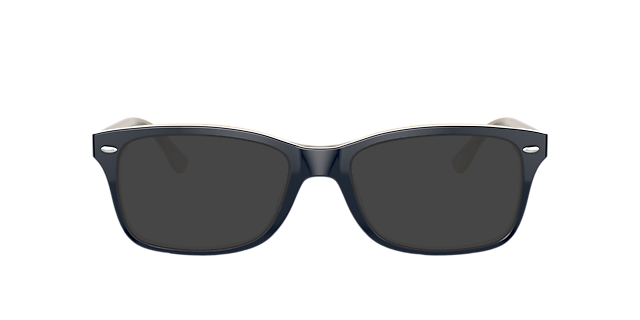 RB5228 Blau transparent AcetatEyeglass Frames von B24, mit getönten Gläsern