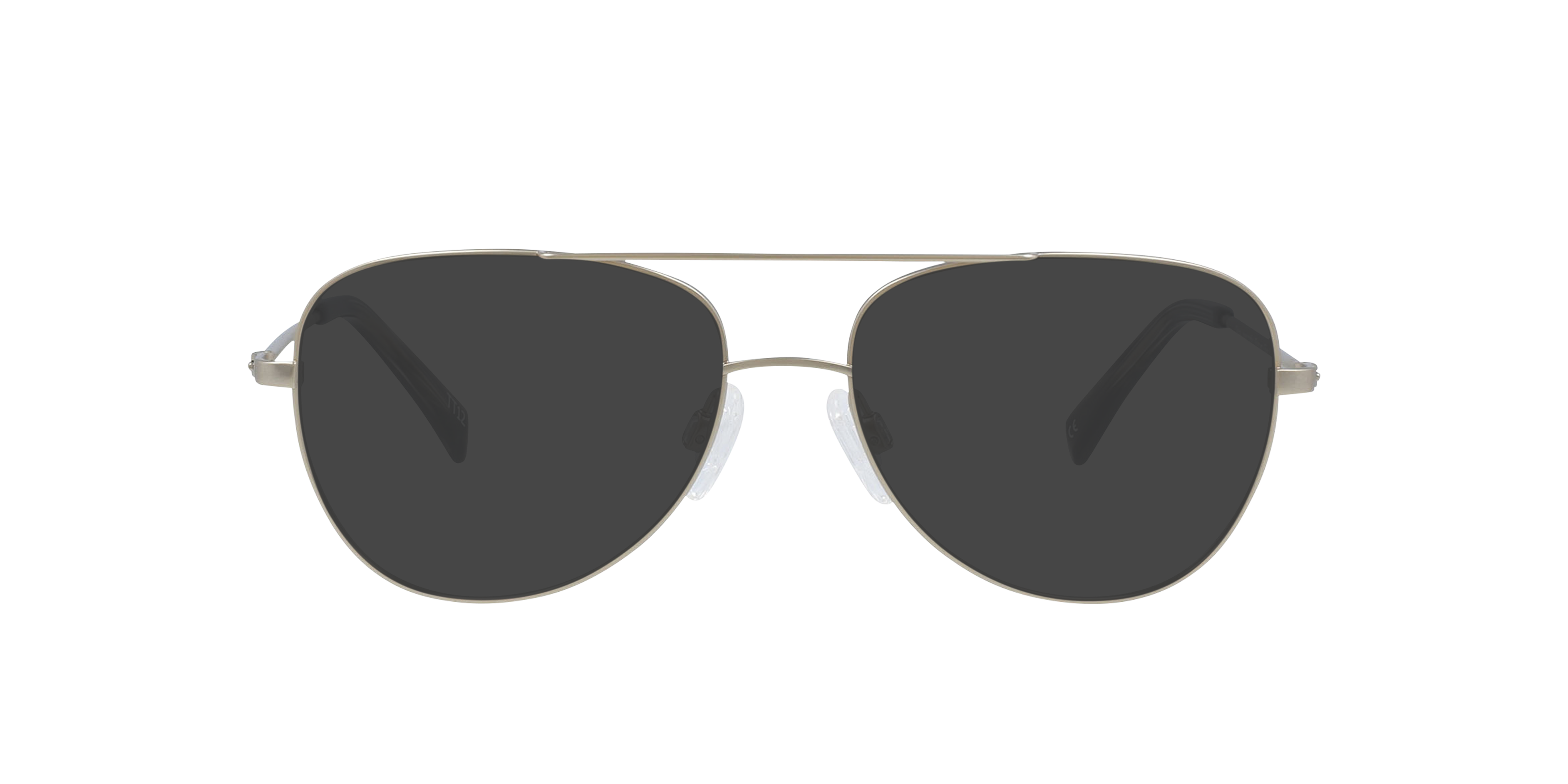 Goose Platinum Silver Titanium TitanEyeglass Frames von B24, mit getönten Gläsern