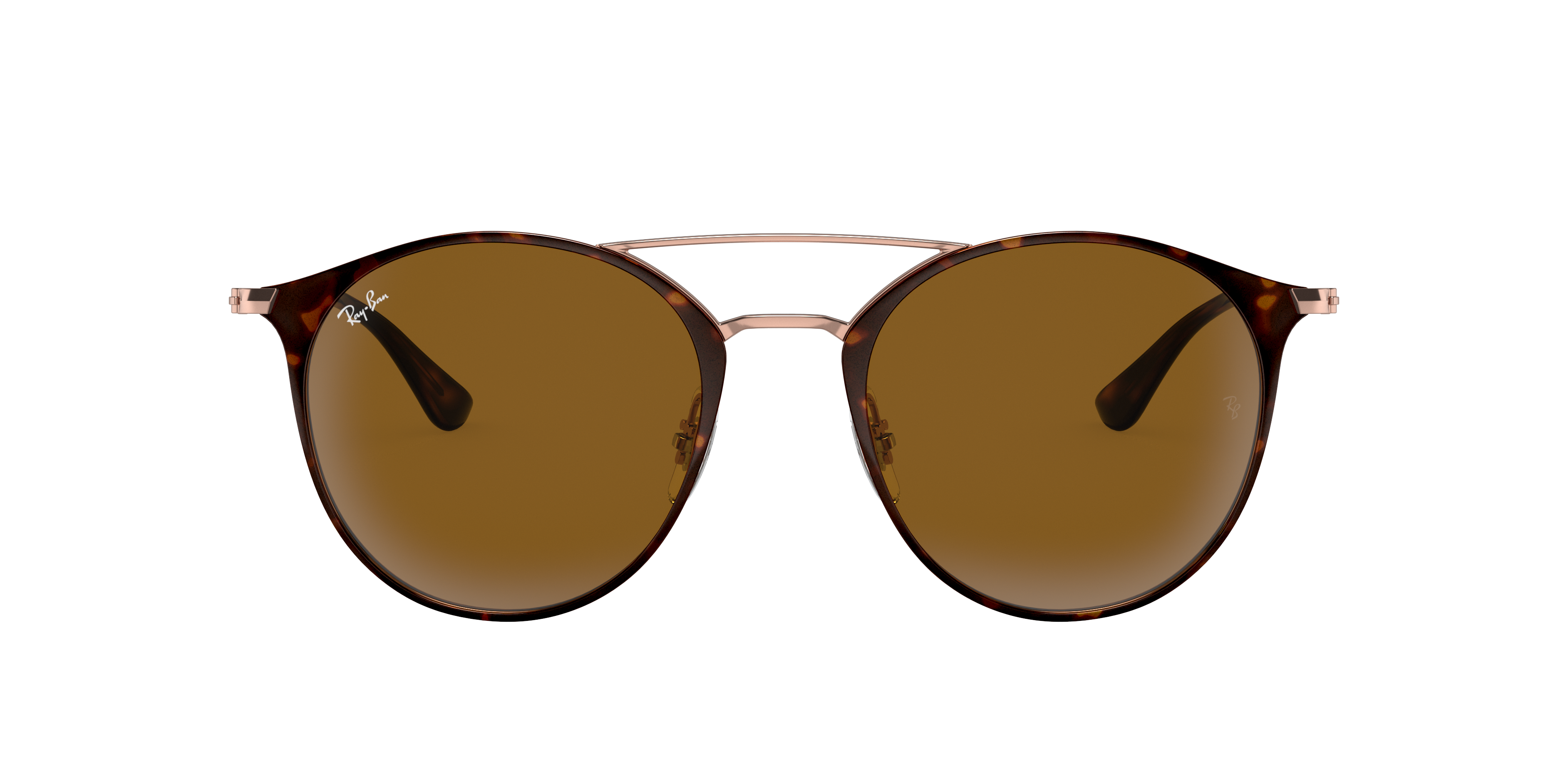 RB3546 Havana MetallSunglass Frames von B24, mit getönten Gläsern