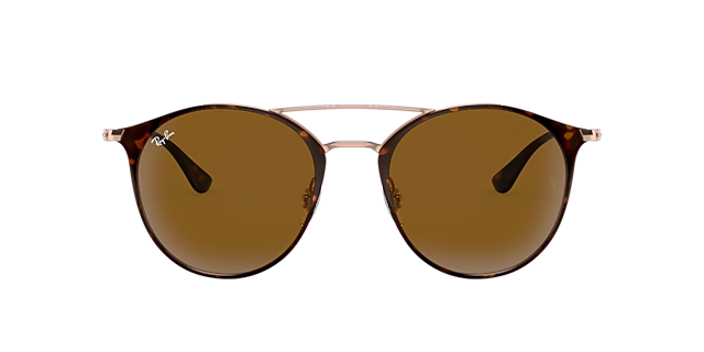 RB3546 Havana MetaalSunglass Frames van B24, met getinte lenzen