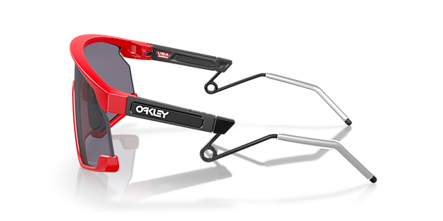 BXTR Metal Matte Redline KunststofSunglass Frames van B24, Zijaanzicht