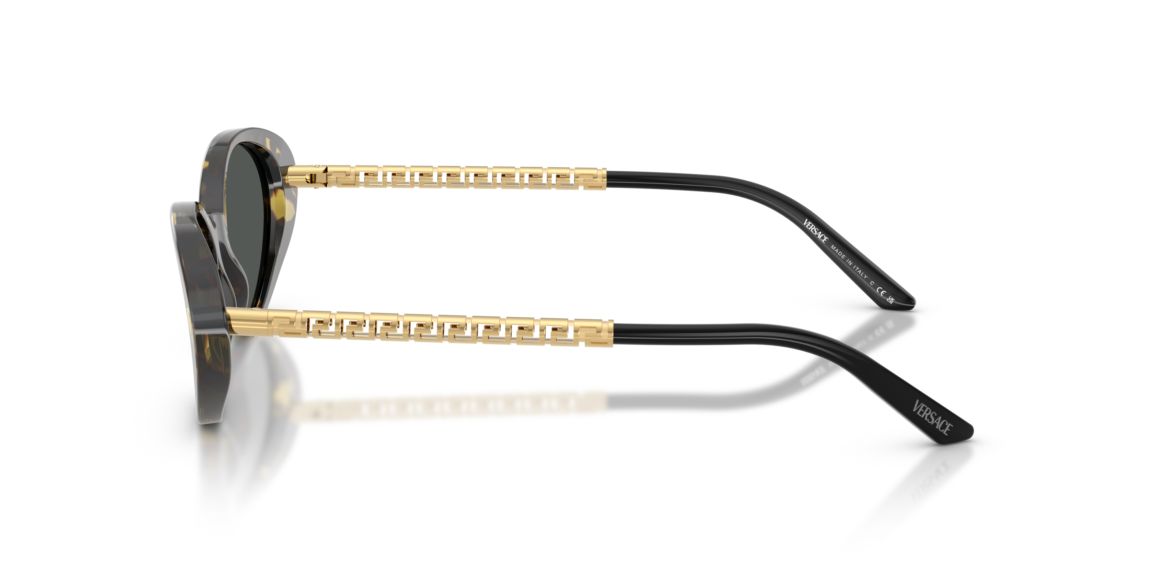 VE4469 Havana AcetaatSunglass Frames van B24, Zijaanzicht