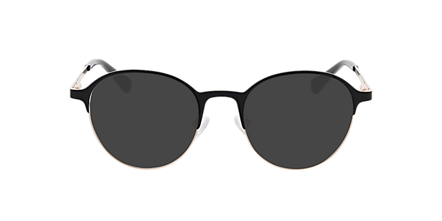 Neapel Matzwart  &  goud  &  zwart MetaalEyeglass Frames van B24, met getinte lenzen