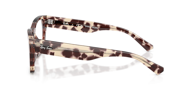 RB5448 Havana Brown AcetaatEyeglass Frames van B24, Zijaanzicht