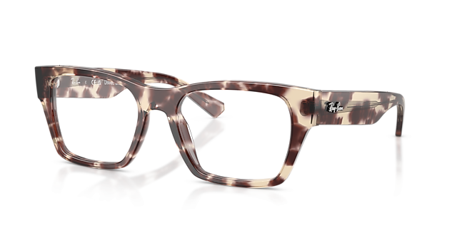 RB5448 Havana Brown AcetaatEyeglass Frames van B24, Hoekweergave
