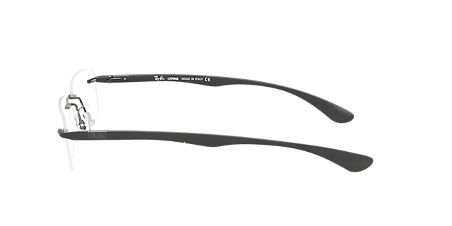 RB8724 Gunmetal TitanEyeglass Frames von B24, Seitenansicht