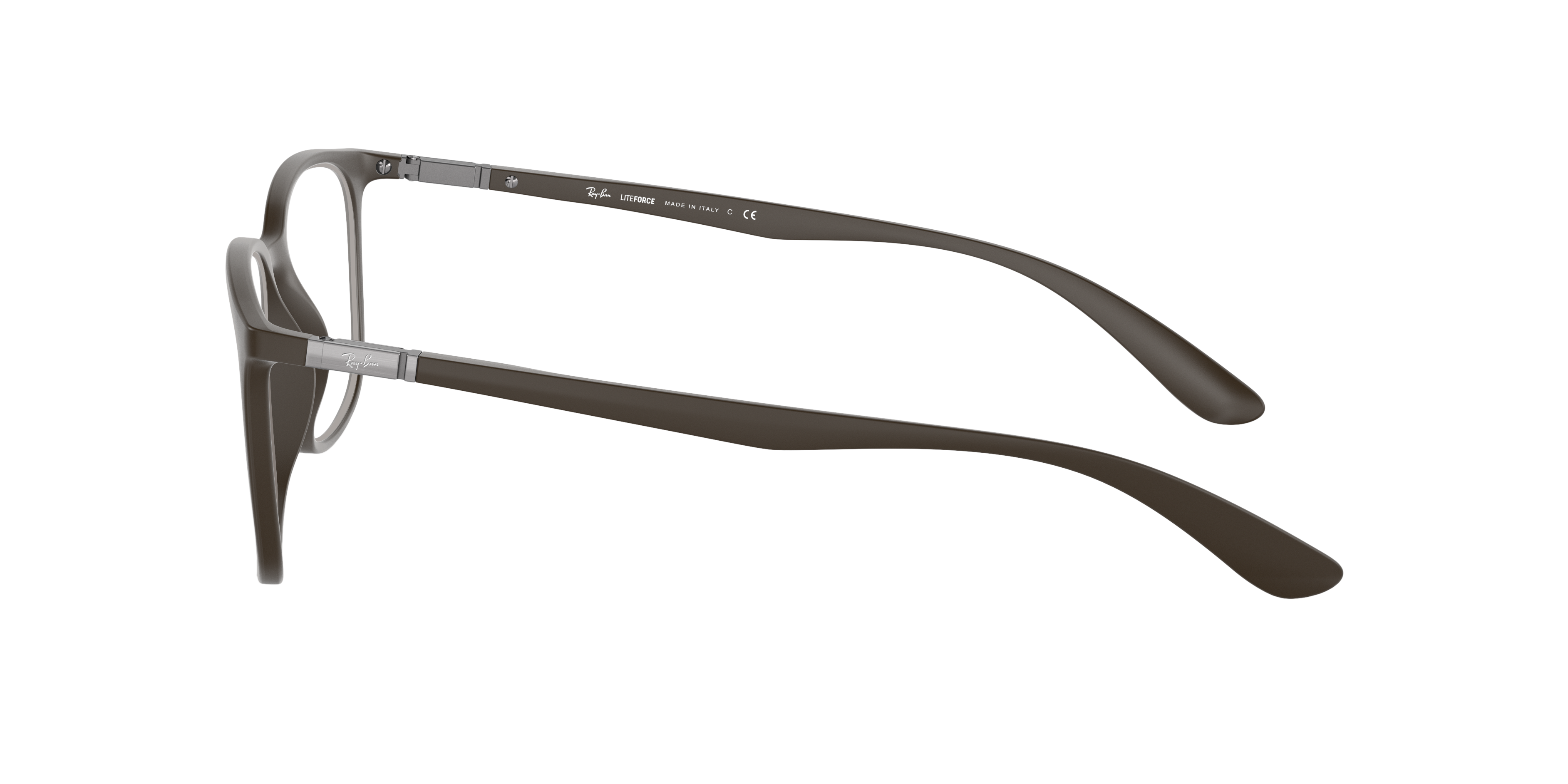 RB7199 Bruin KunststofEyeglass Frames van B24, Zijaanzicht