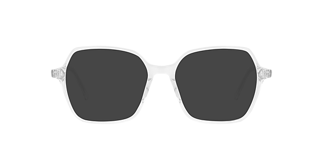 Dalya White Crystal AcetaatEyeglass Frames van B24, met getinte lenzen