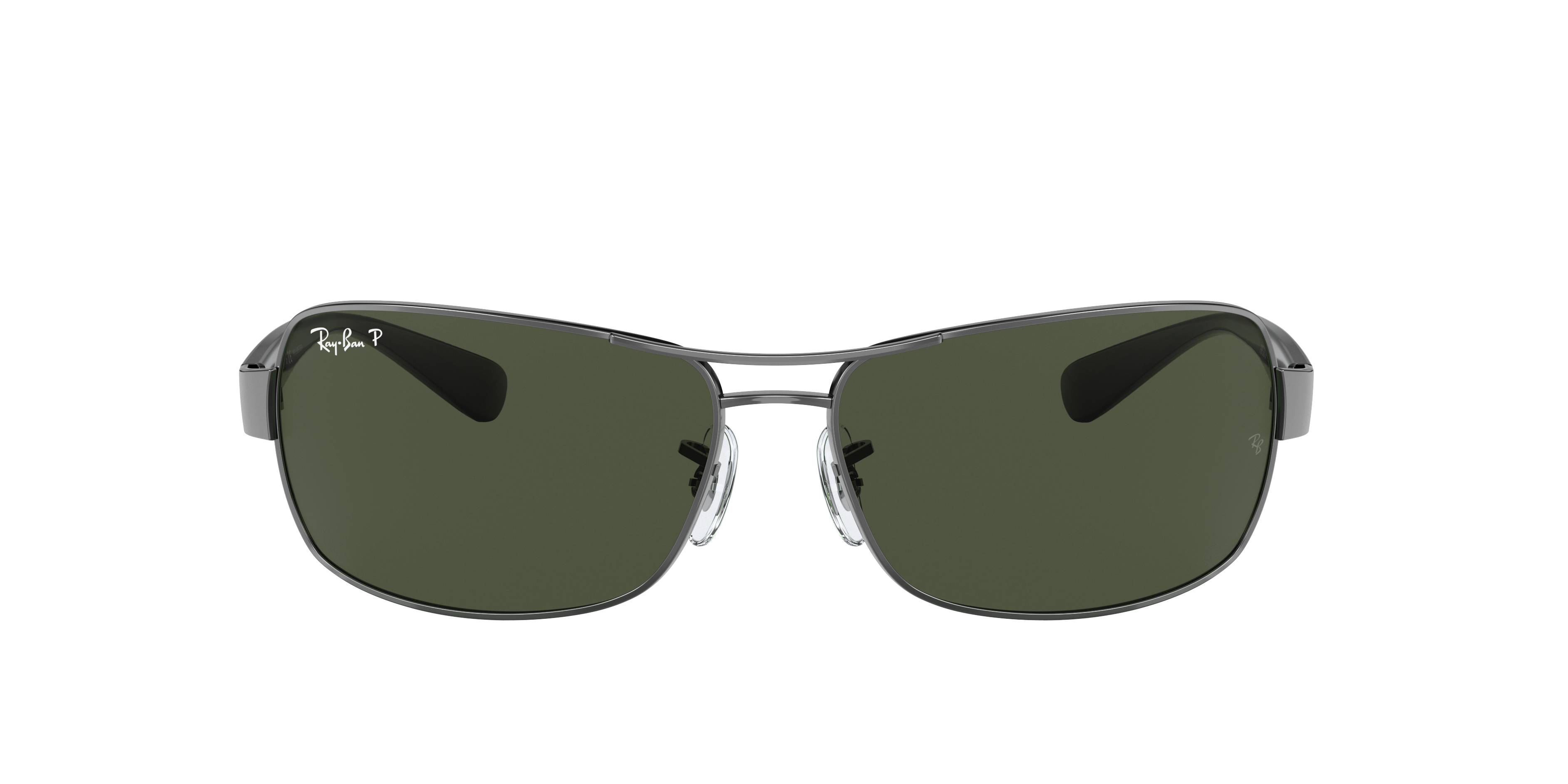 RB3379 Gunmetal MetallSunglass Frames von B24, mit getönten Gläsern