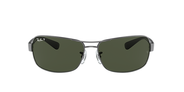 RB3379 Gunmetal MetallSunglass Frames von B24, mit getönten Gläsern