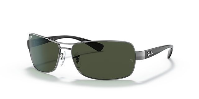 RB3379 Gunmetal MetallSunglass Frames von B24, Dreiviertelansicht