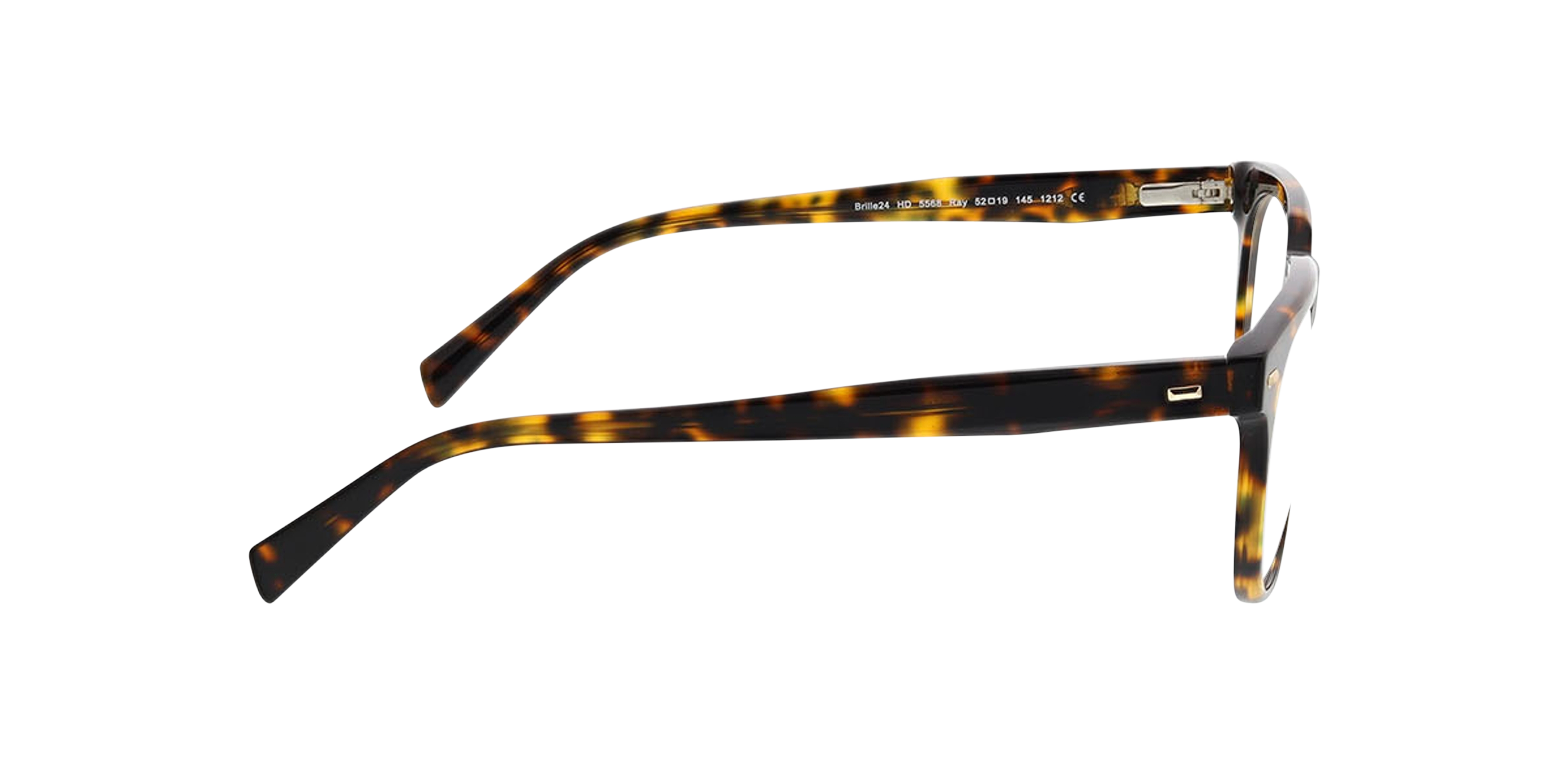 Ray Donker Havana AcetaatEyeglass Frames van B24, Zijaanzicht