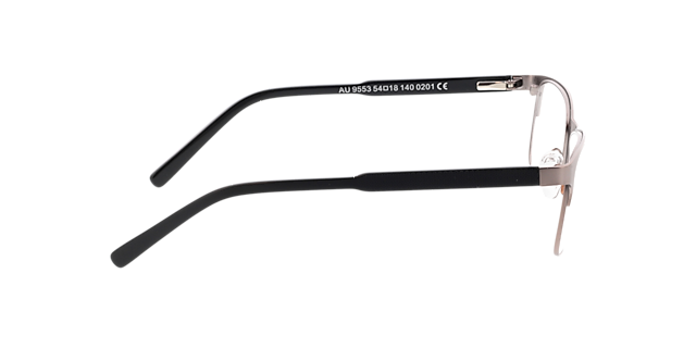 Sherman Anthracite & Matt Black MetallEyeglass Frames von B24, Seitenansicht