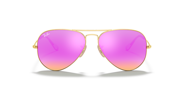RB3025 Goud MetaalSunglass Frames van B24, Vooraanzicht