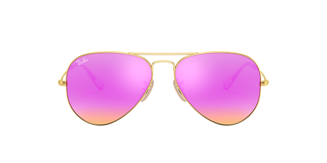 RB3025 Goud MetaalSunglass Frames van B24, met getinte lenzen