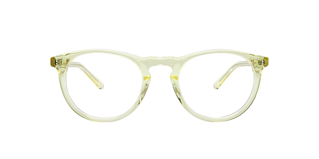 Elba Crystal Yellow AcetaatEyeglass Frames van B24, Vooraanzicht