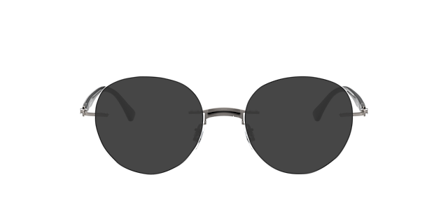 RB8768 Black On Gunmetal TitaanEyeglass Frames van B24, met getinte lenzen