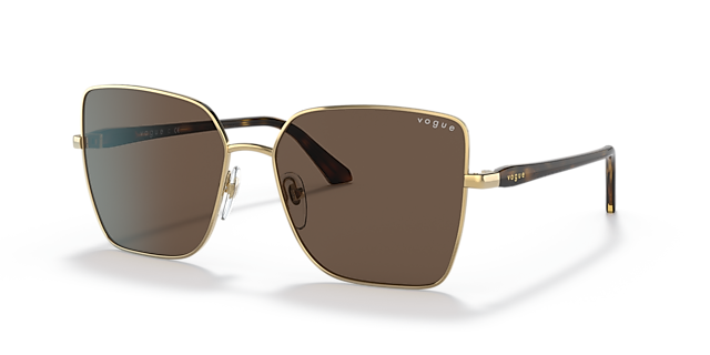 VO4199S Goud MetaalSunglass Frames van B24, Hoekweergave