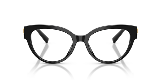 DG3440 Zwart AcetaatEyeglass Frames van B24, Vooraanzicht