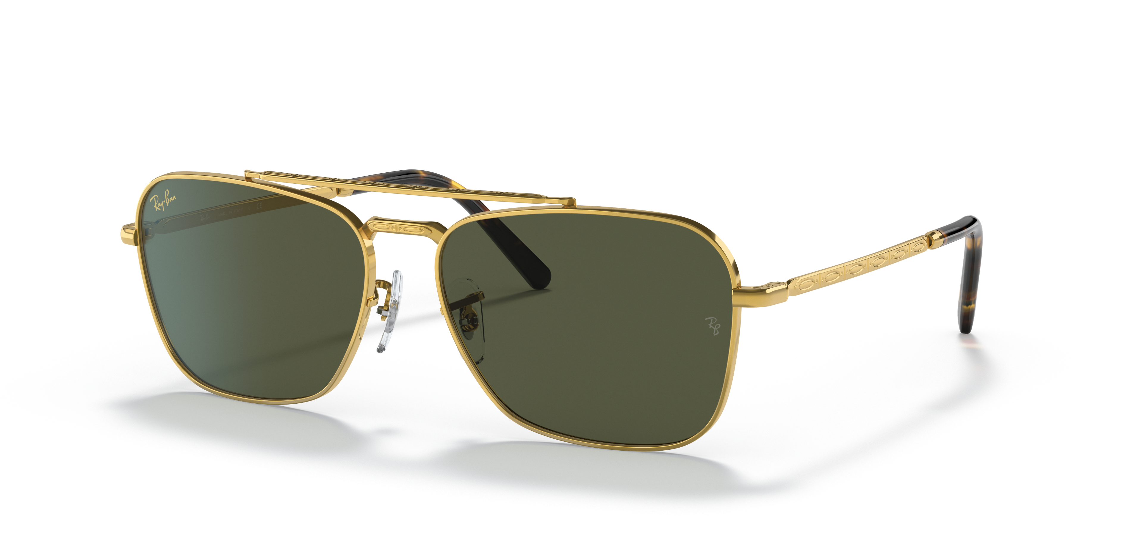 RB3636 Goud MetaalSunglass Frames van B24, Hoekweergave