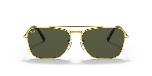 RB3636 Goud MetaalSunglass Frames van B24, Vooraanzicht