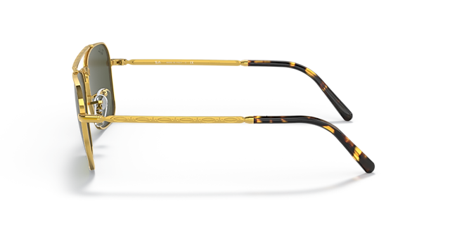 RB3636 Goud MetaalSunglass Frames van B24, Zijaanzicht