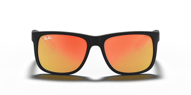 RB4165 Rubber zwart KunststofSunglass Frames van B24, Vooraanzicht