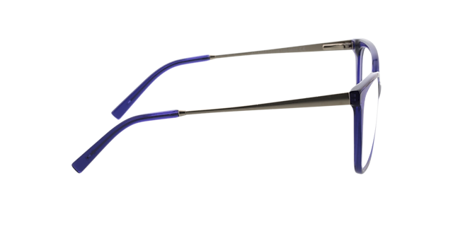 Joyce Kristal paars & matzilver AcetaatEyeglass Frames van B24, Zijaanzicht