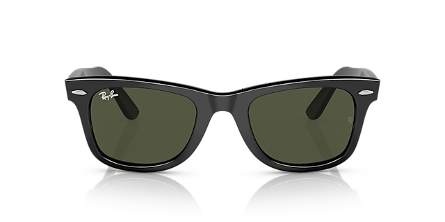 RB2140 Zwart AcetaatSunglass Frames van B24, Vooraanzicht