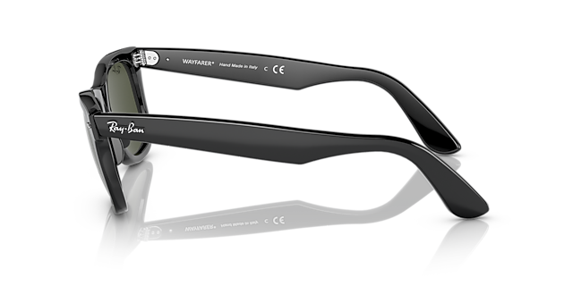 RB2140 Zwart AcetaatSunglass Frames van B24, Zijaanzicht