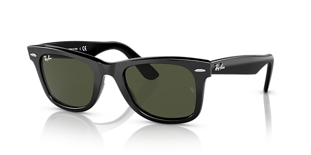 RB2140 Zwart AcetaatSunglass Frames van B24, Hoekweergave