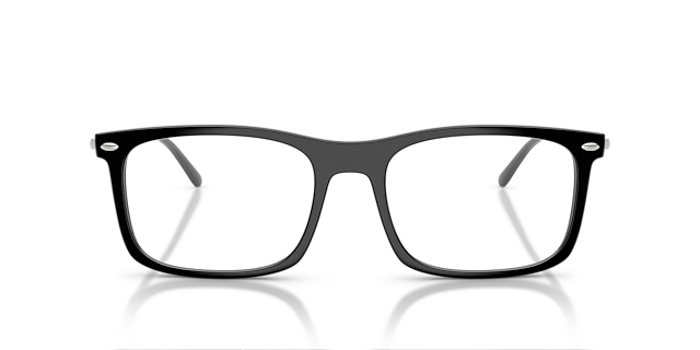 RB7260 Schwarz KunststoffEyeglass Frames von B24, Vorderansicht