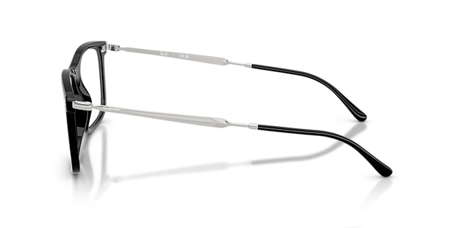 RB7260 Schwarz KunststoffEyeglass Frames von B24, Seitenansicht