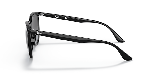 RB4378 Zwart KunststofSunglass Frames van B24, Zijaanzicht